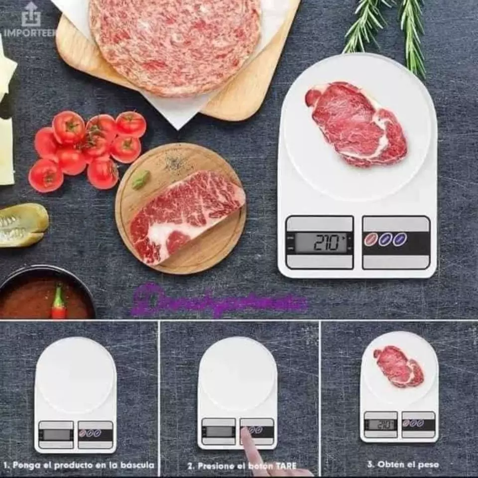 Bascula digital gramera hasta 10kg