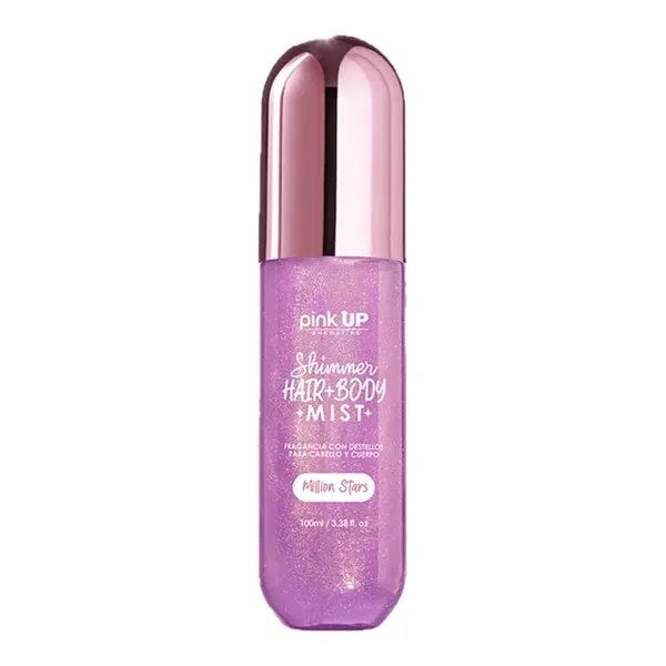 10 - Fragancia Shimmer Hair Mas Body Mist Pink Up