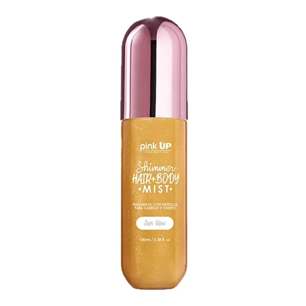 6 - Fragancia Shimmer Hair Mas Body Mist Pink Up