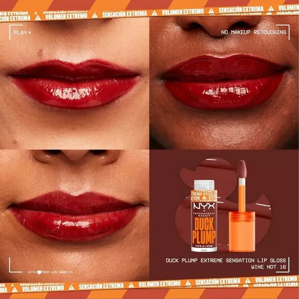 3 - Brillo Voluminizador Duck Plump Nyx