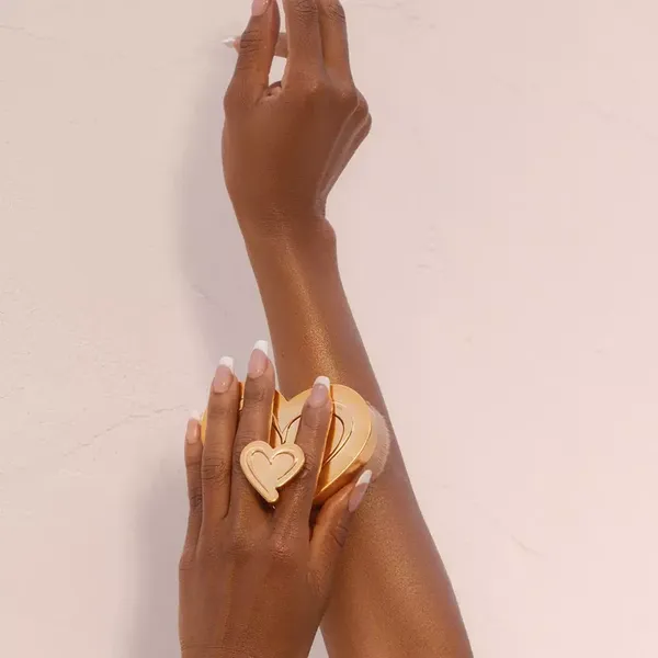 2 - Brocha Body Brush en Forma de Corazón para Cuerpo