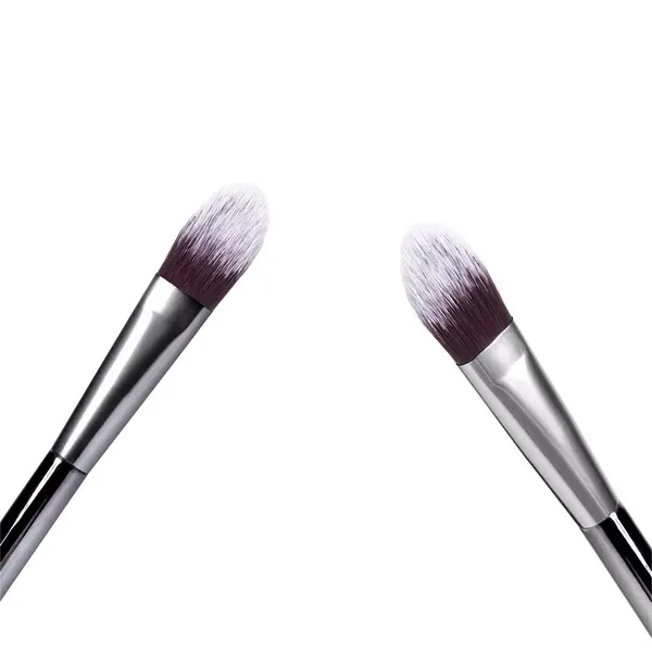 1 - Brocha Dual para Rostro Plana y con Punta