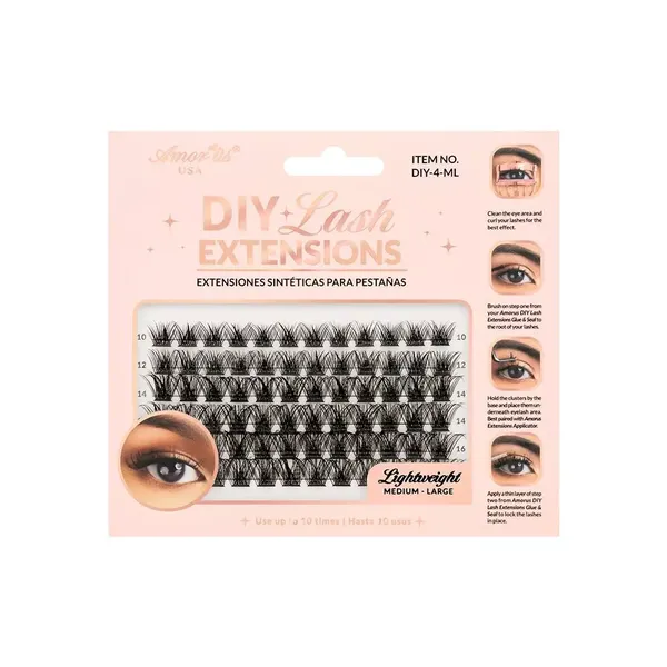 9 - Extensiones para Pestañas DIY Lash Extensions ML Amor Us