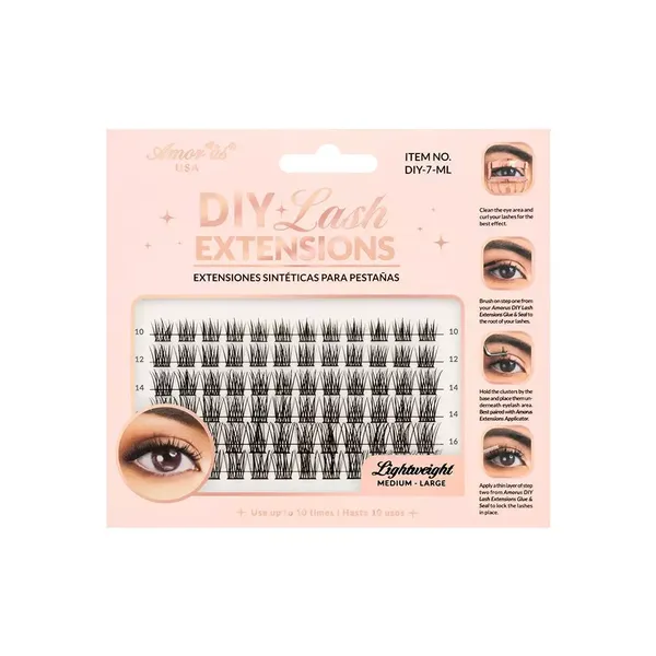 2 - Extensiones para Pestañas DIY Lash Extensions ML Amor Us