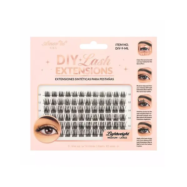 4 - Extensiones para Pestañas DIY Lash Extensions ML Amor Us