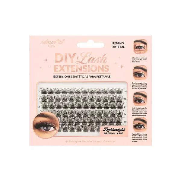 5 - Extensiones para Pestañas DIY Lash Extensions ML Amor Us