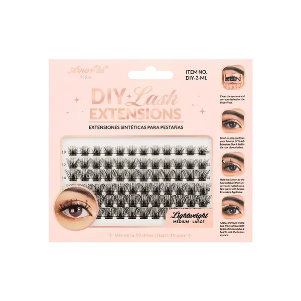 6 - Extensiones para Pestañas DIY Lash Extensions ML Amor Us