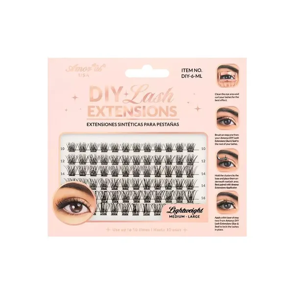 7 - Extensiones para Pestañas DIY Lash Extensions ML Amor Us