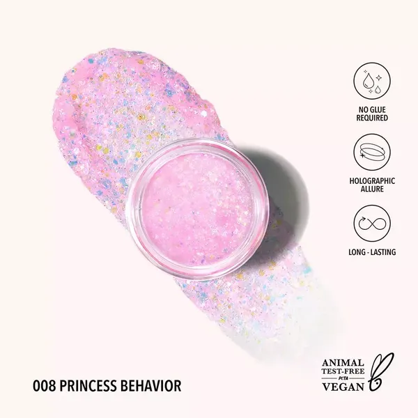 10 - Glitter en Gel Hologram Moira