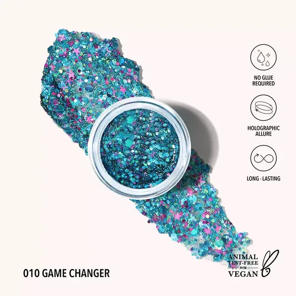 12 - Glitter en Gel Hologram Moira