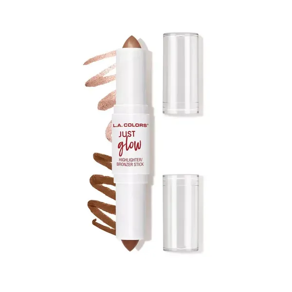2 - Iluminador y Bronceador en Stick 2 en 1 Just Glow L.A. Colors