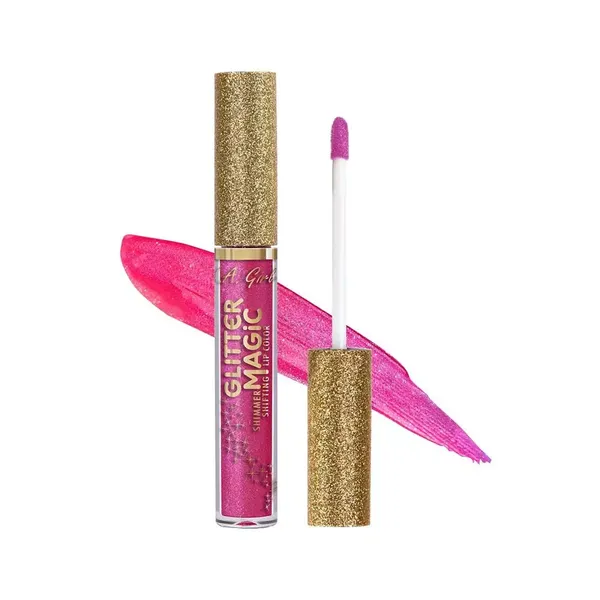 2 - Labial Glitter Magic LA Girl Líquido Brillante
