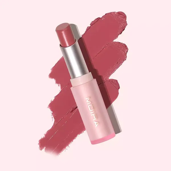 6 - Labial Signature Lipstick Moira Bálsamo y Brillo