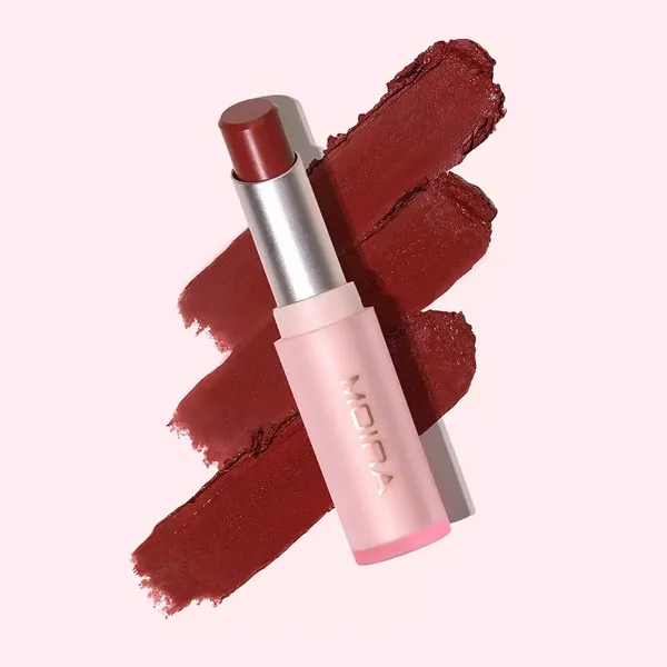 8 - Labial Signature Lipstick Moira Bálsamo y Brillo