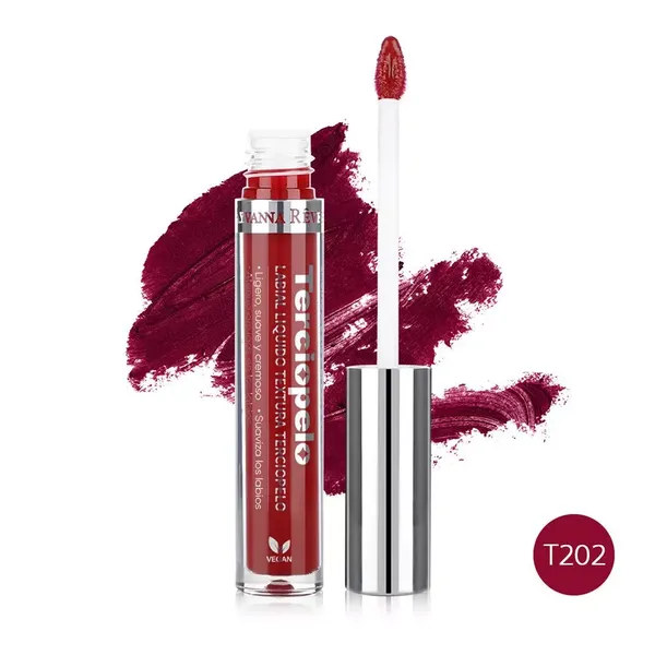 2 - Labial Terciopelo Ayvanna Rêver Líquido Suave