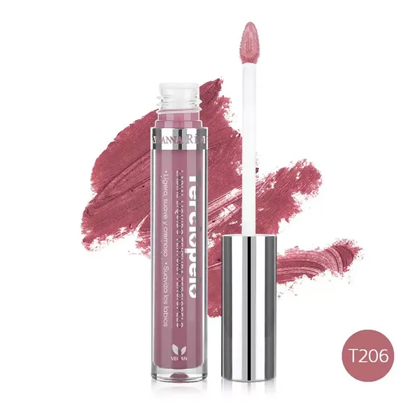 6 - Labial Terciopelo Ayvanna Rêver Líquido Suave