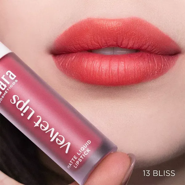 14 - Labial Velvet Adara Cosméticos Líquido Aterciopelado