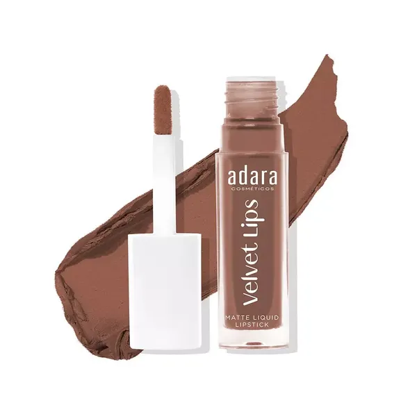 2 - Labial Velvet Adara Cosméticos Líquido Aterciopelado