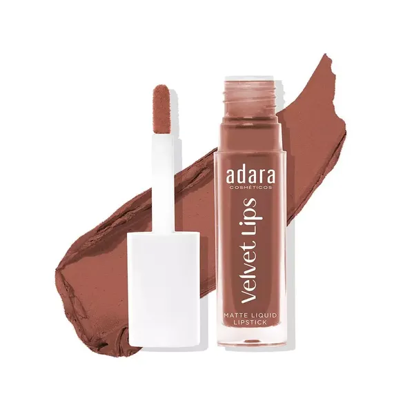 3 - Labial Velvet Adara Cosméticos Líquido Aterciopelado