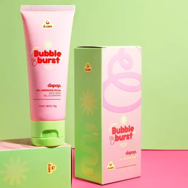 1 - Gel Limpiador Facial Bubble Burst Dapop 75g