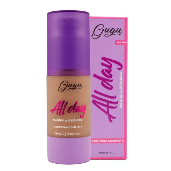 18 - Maquillaje Líquido All Day Gugu