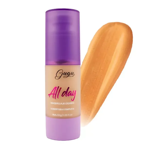 3 - Maquillaje Líquido All Day Gugu