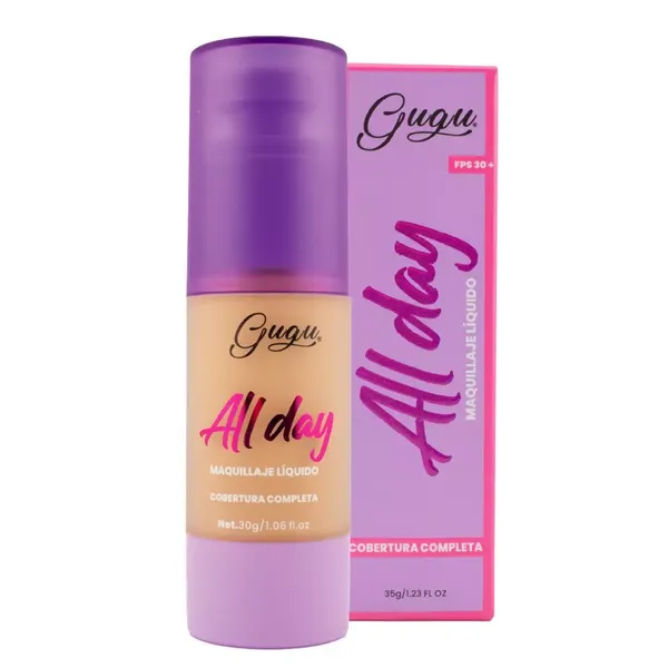 6 - Maquillaje Líquido All Day Gugu