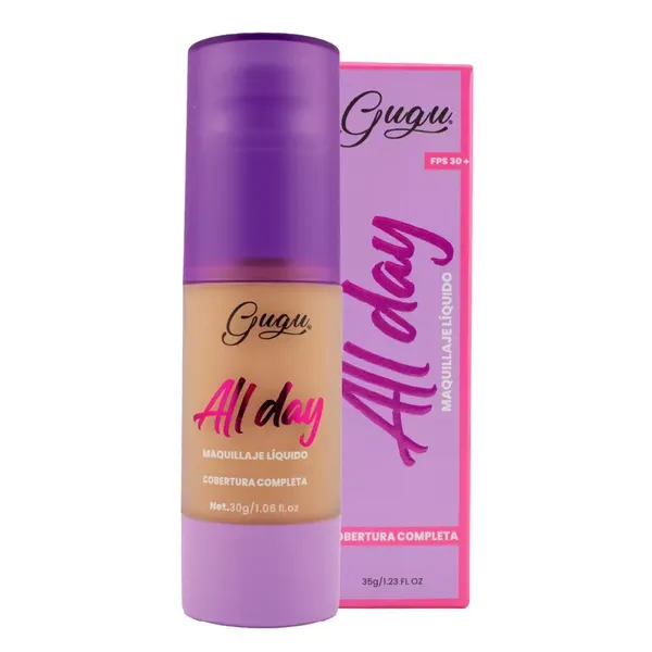 8 - Maquillaje Líquido All Day Gugu
