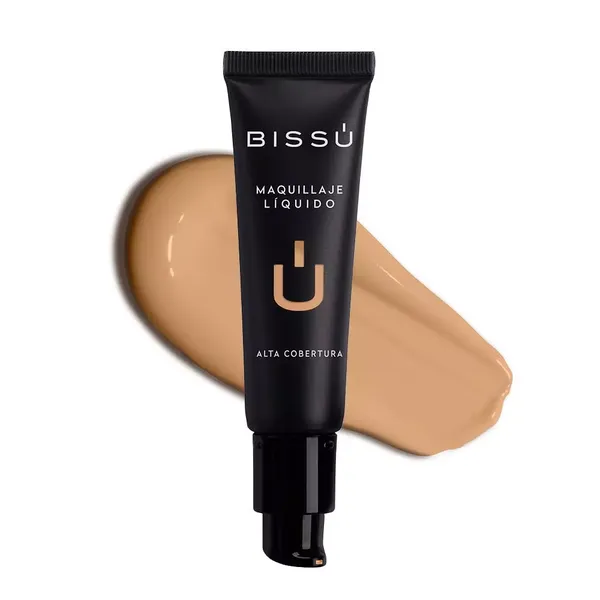12 - Maquillaje Líquido Alta Cobertura Bissú