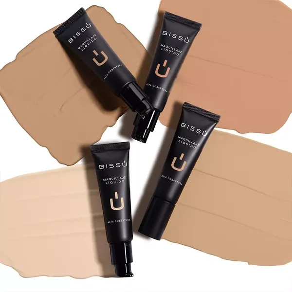 1 - Maquillaje Líquido Alta Cobertura Bissú
