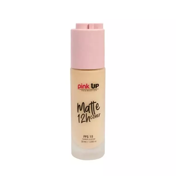 1 - Maquillaje Líquido Matte Cover 12h Pink Up