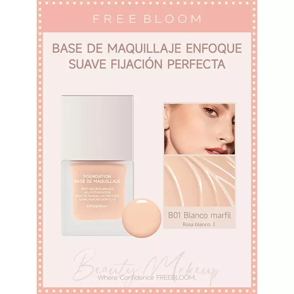 4 - Maquillaje Líquido Soft Focus Free Bloom