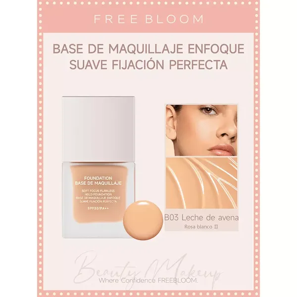 6 - Maquillaje Líquido Soft Focus Free Bloom