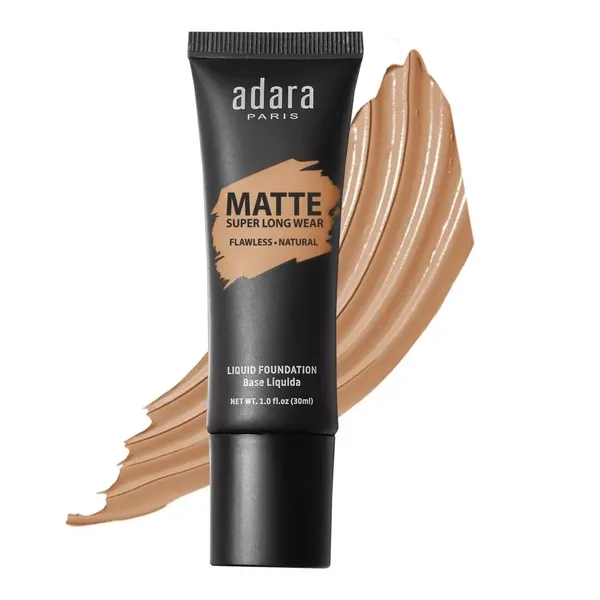3 - Maquillaje Matte Adara Paris Base Líquida