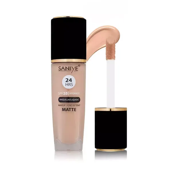5 - Maquillaje Matte Saniye Base Líquida SPF 35