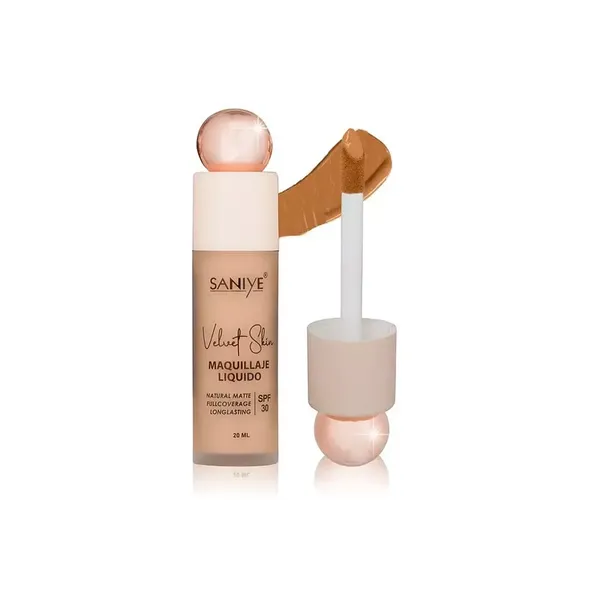 2 - Maquillaje Líquido Velvet Skin Saniye SPF 30