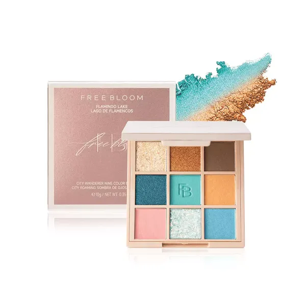 1 - Paleta de Sombras City Wanderer Flamingo Lake Free Bloom