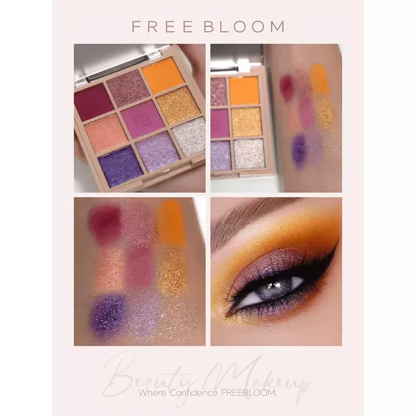 6 - Paleta de Sombras City Wanderer Flamingo Lake Free Bloom