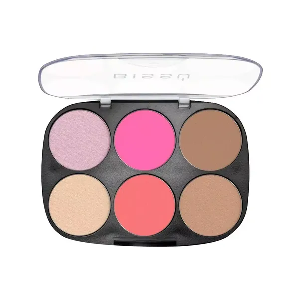3 - Paleta para Rostro Bisú con Iluminadores, Rubores y Bronceadores