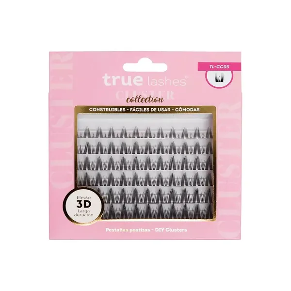 12 - Pestaña Cluster Collection 3D True Lashes