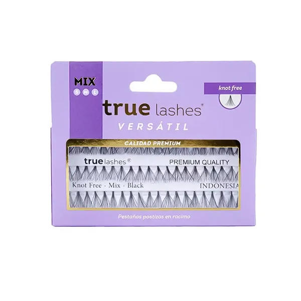3 - Pestaña de Grupo Versátil Knot Free True Lashes
