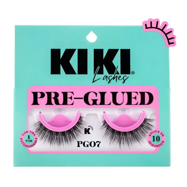 12 - Pestaña Pre-Glued Kiki Lashes