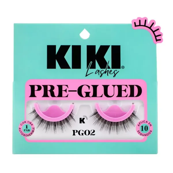 2 - Pestaña Pre-Glued Kiki Lashes