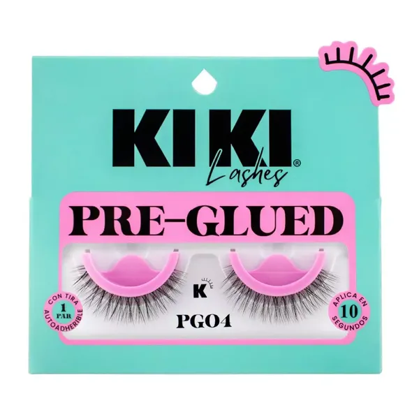 6 - Pestaña Pre-Glued Kiki Lashes