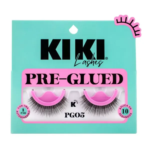 8 - Pestaña Pre-Glued Kiki Lashes