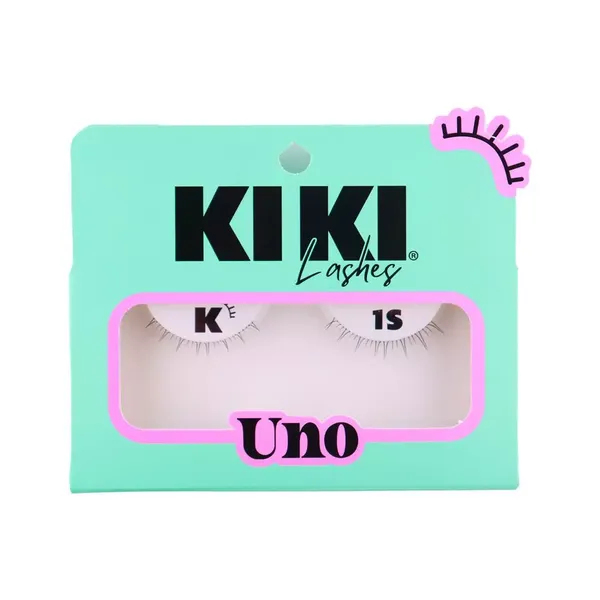 18 - Pestaña Uno Kiki Lashes Pestañas Postizas Naturales