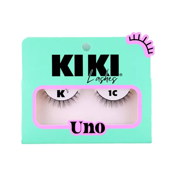 2 - Pestaña Uno Kiki Lashes Pestañas Postizas Naturales
