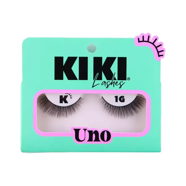 6 - Pestaña Uno Kiki Lashes Pestañas Postizas Naturales