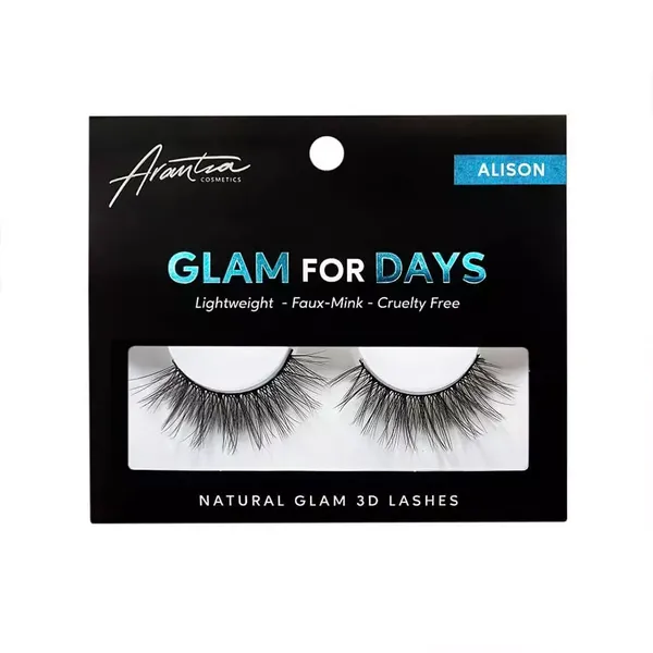 9 - Pestañas Glam For Days Arantza Cosmetics