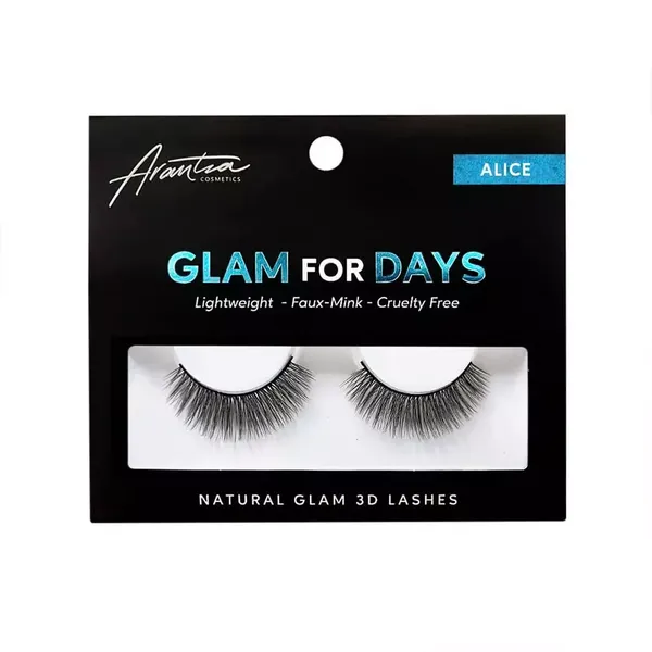 7 - Pestañas Glam For Days Arantza Cosmetics